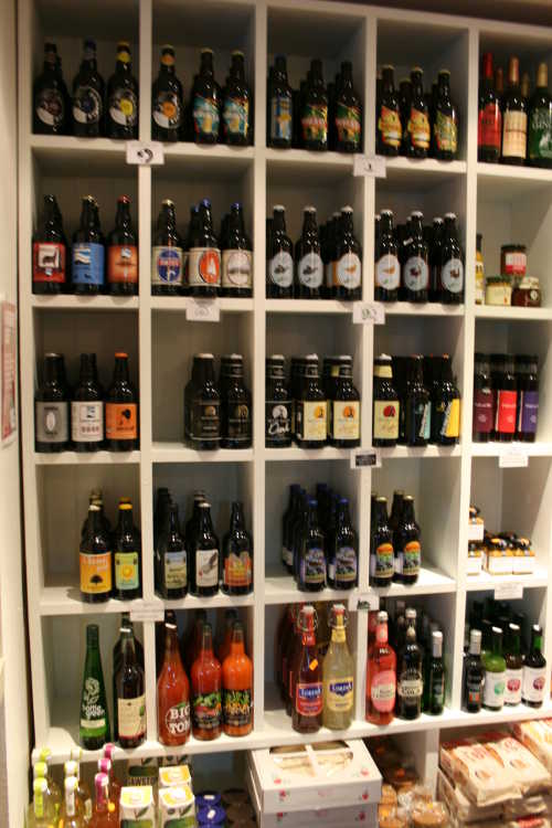 Beer Display at The Norfolk Deli Beer